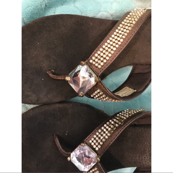 Volatile wedges brown and gold - Picture 4 of 5